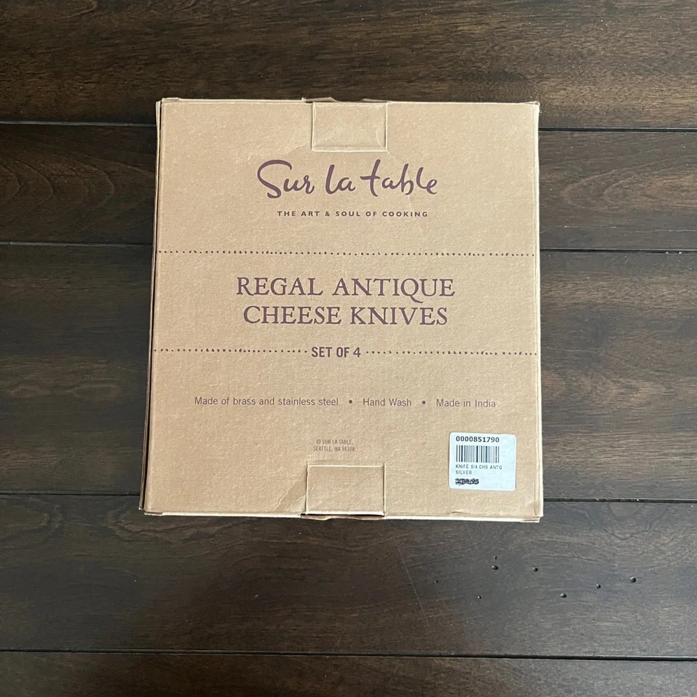 Sur La Table Regal Antique Cheese Knives – Set of 4 – NWT - Vintage - Gift Ready
